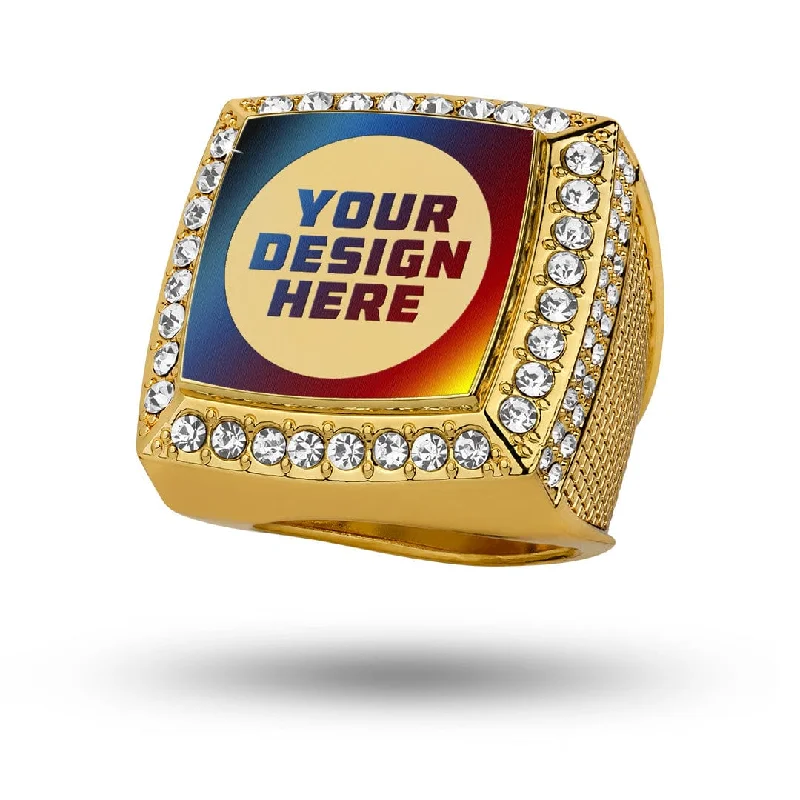 women’s trendy wedding rings-"Design Your Own" Custom Championship Ring