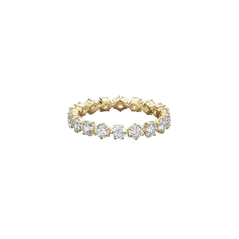 women’s custom diamond rings-Catherine Diamond Eternity Band No. 2