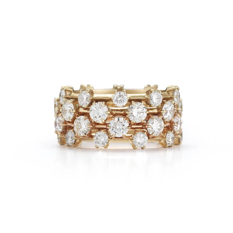 women’s vintage engagement rings-Kismet Stack I