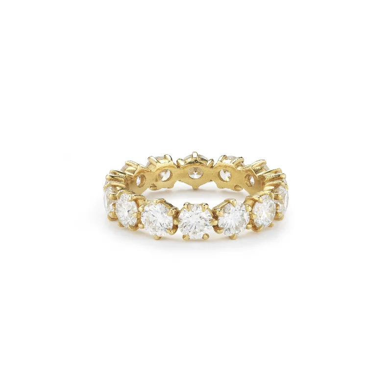 women’s matching rings-Catherine Diamond Eternity Band No. 5