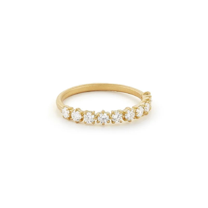 women’s sapphire rings-Catherine Half Eternity Band No. 1