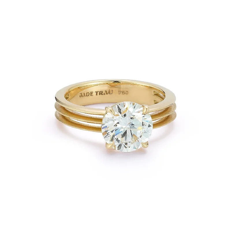 women’s modern engagement rings-Jane 3-Row Ring