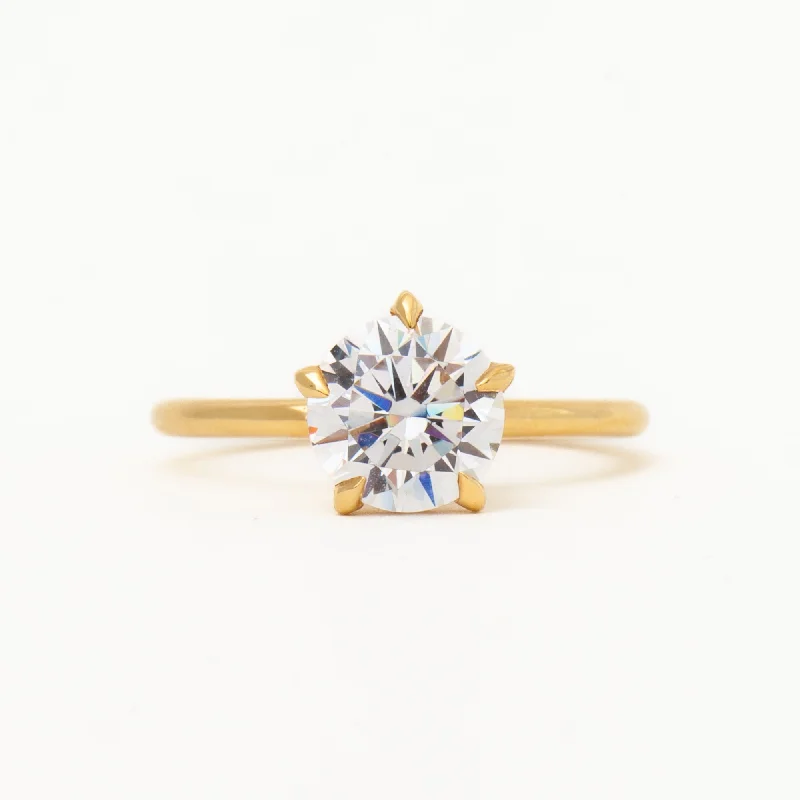 women’s rare gemstone rings-Vault Five-Prong Solitaire