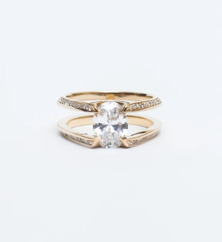 women’s promise rings-Futurist Ring