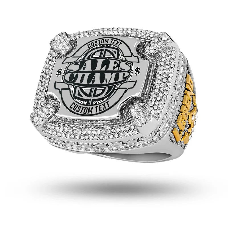 women’s black diamond rings-Sales Champ Custom Legend Ring